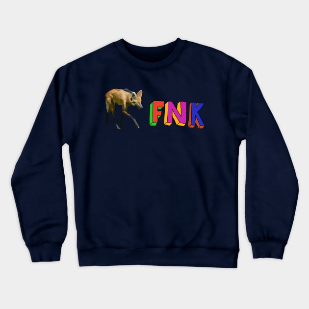 Maned Fox FNK Crewneck Sweatshirt by illDeer